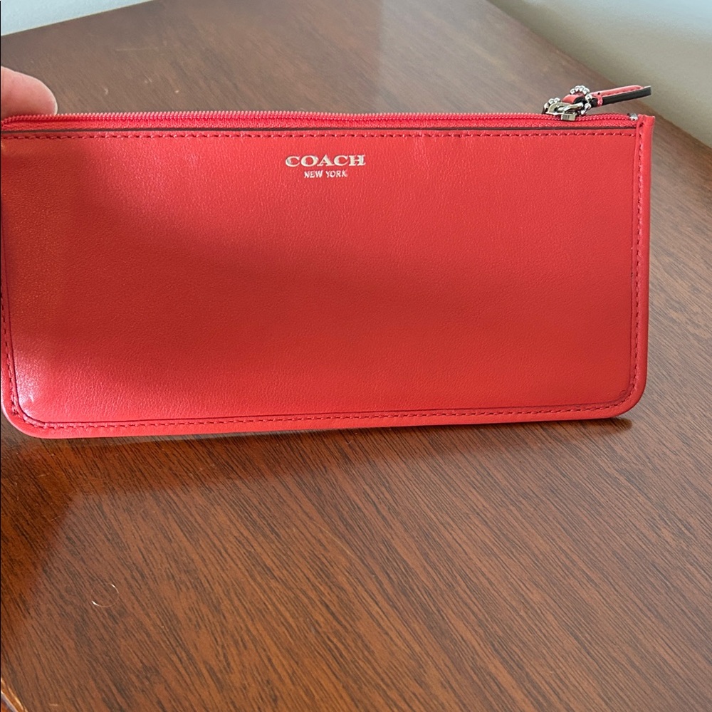 Coach Vibrant Leather Clutch